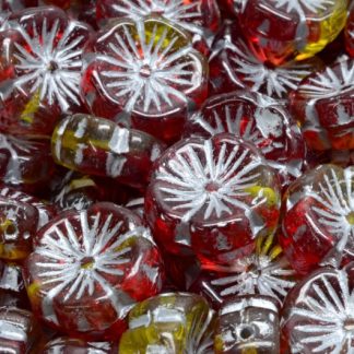 Hawaiian Flower Beads 14x14mm (111-01202-14x14-90080-80010-54301)