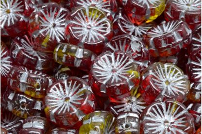 Hawaiian Flower Beads 14x14mm (111-01202-14x14-90080-80010-54301)