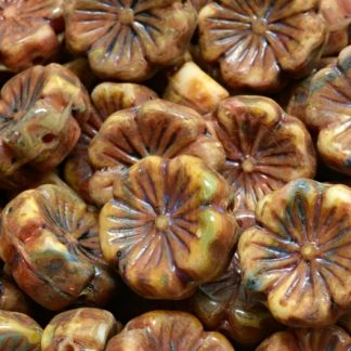Hawaiian Flower Beads 14x14mm (111-01202-14x14-R0001-86800)