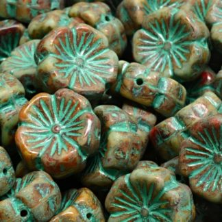 Hawaiian Flower Beads 14x14mm (111-01202-14x14-R0001-86800-54316)
