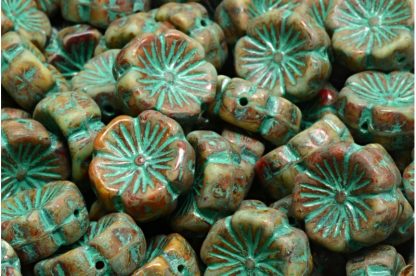 Hawaiian Flower Beads 14x14mm (111-01202-14x14-R0001-86800-54316)