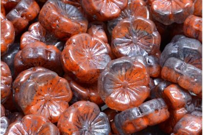 Hawaiian Flower Beads 14x14mm (111-01202-14x14-R0912-15464)