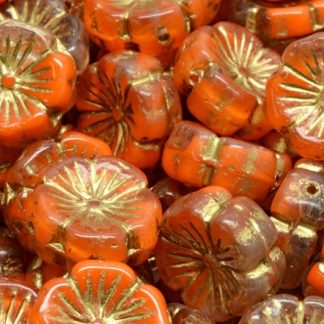 Hawaiian Flower Beads 14x14mm (111-01202-14x14-R0912-54302)