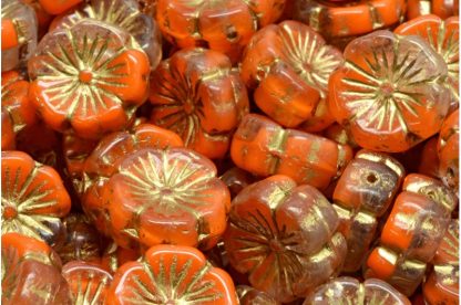 Hawaiian Flower Beads 14x14mm (111-01202-14x14-R0912-54302)