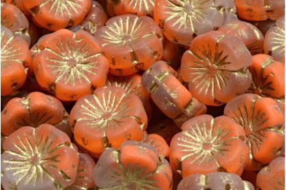 Hawaiian Flower Beads 14x14mm (111-01202-14x14-R0912-84100-54302)