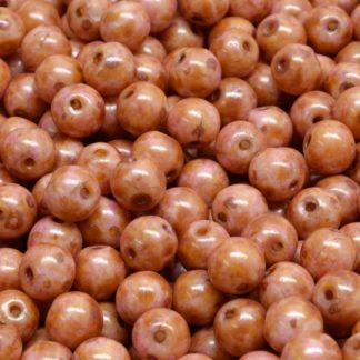 Top Hole Round Beads 6x6mm (111-19002-06x06-02010-65307)