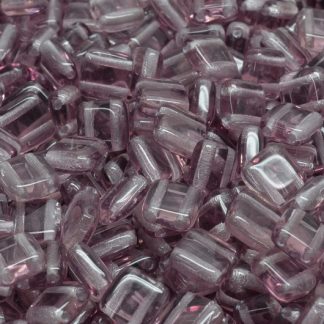 2 Holes Pressed Tile Beads 6x6mm (111-30516-06x06-20040)