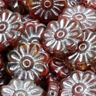 Daisy Flower Bead 18x18mm (111-95081-18x18-R0932-86800-54301)