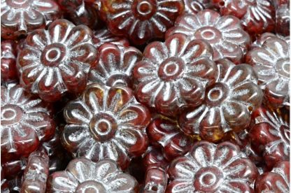 Daisy Flower Bead 18x18mm (111-95081-18x18-R0932-86800-54301)