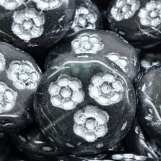 Flower Trio Coin Bead 21mm (111-95080-21x21-30310-54301)