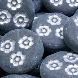 Flower Trio Coin Bead 21mm (111-95080-21x21-30310-54301-84100)