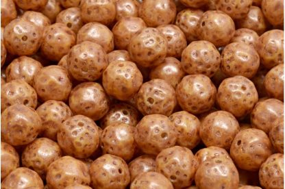 Fancy Round Druck Beads 8x8mm (111-19221-08x08-02020-84302-86750)