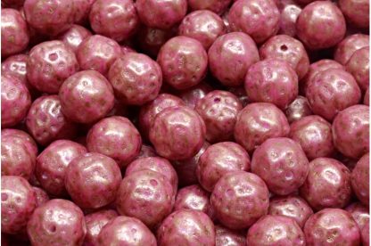 Fancy Round Druck Beads 8x8mm (111-19221-08x08-02020-84305-86750)
