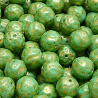 Fancy Round Druck Beads 8x8mm (111-19221-08x08-02020-84309-86720)