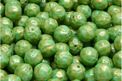 Fancy Round Druck Beads 8x8mm (111-19221-08x08-02020-84309-86720)