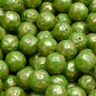 Fancy Round Druck Beads 8x8mm (111-19221-08x08-02020-84310-86720)