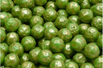 Fancy Round Druck Beads 8x8mm (111-19221-08x08-02020-84310-86720)