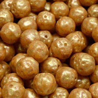 Fancy Round Druck Beads 8x8mm (111-19221-08x08-02020-84311-86720)