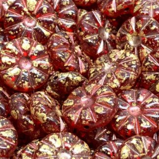 Sun Flower Beads 12x12mm (111-99117-12x12-90080-54319-94401)