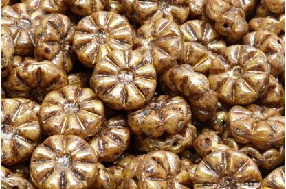 Sun Flower Beads 12x12mm (111-99117-12x12-14400-86800-34302)