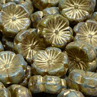 Hawaian Flower Beads 14x14mm (111-01202-14x14-53420-86800-54302)