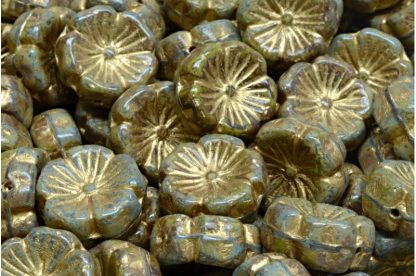 Hawaian Flower Beads 14x14mm (111-01202-14x14-53420-86800-54302)
