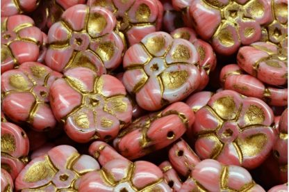 Primrose flower beads 15x15mm (111-95026-15x15-R2932-54317)