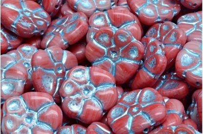 Primrose flower beads 15x15mm (111-95026-15x15-R2932-54323)