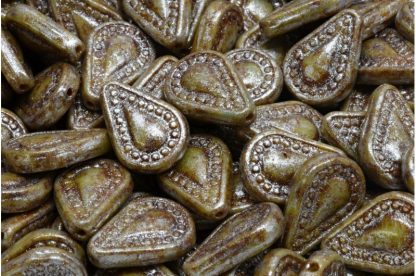 Filigree Tear Drop Beads 14x10mm (111-95076-14x10-R5363-86800-34301)