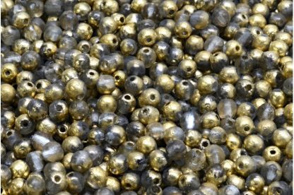Round Druck Beads 4mm (111-19001-04x04-00030-etch-26441)