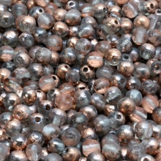 Round Druck Beads 4mm (111-19001-04x04-00030-etch-27101)