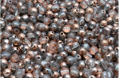 Round Druck Beads 4mm (111-19001-04x04-00030-etch-27101)