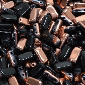 2 Hole Brick Beads 4x8mm (111-30516-04x08-23980-27101)
