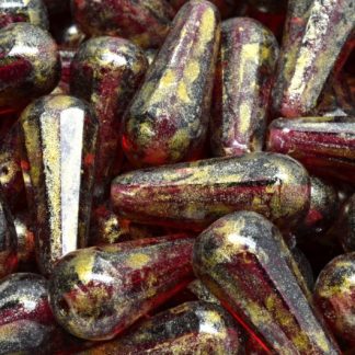 Firepolished Drop Beads 20x9mm (151-15101-20x09-70350-34302)