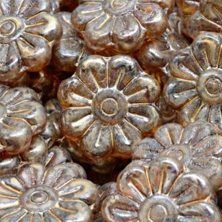 Daisy Flower Bead 18x18mm (111-95081-18x18-R0103-86800-86710)