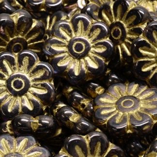Daisy Flower Bead 18x18mm (111-95081-18x18-R0239-15726-54302)