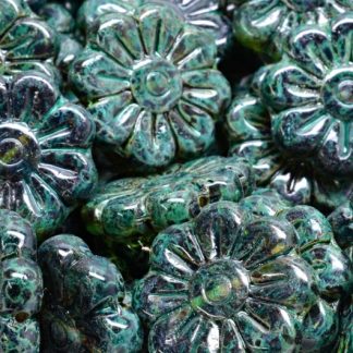 Daisy Flower Bead 18x18mm (111-95081-18x18-R0239-86800-34309)