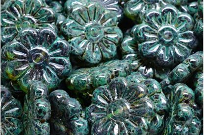Daisy Flower Bead 18x18mm (111-95081-18x18-R0239-86800-34309)