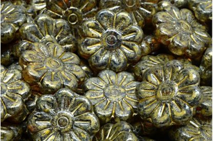 Daisy Flower Bead 18x18mm (111-95081-18x18-R0239-86800-34302)