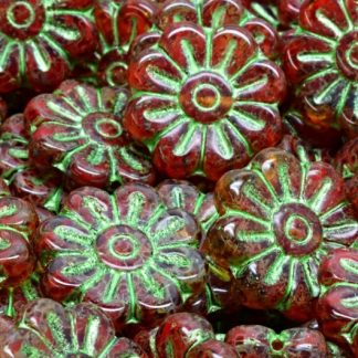 Daisy Flower Bead 18x18mm (111-95081-18x18-R0932-86800-43813)
