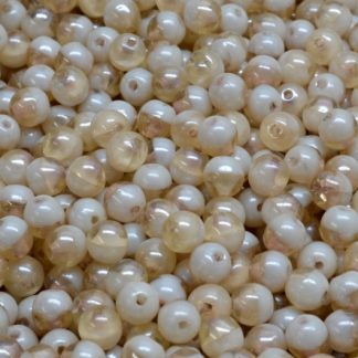 Round Druck Beads 4mm (111-19001-04x04-10020-02010-14400)