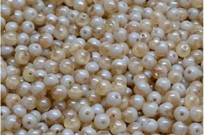 Round Druck Beads 4mm (111-19001-04x04-10020-02010-14400)