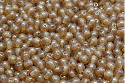 Round Druck Beads 4mm (111-19001-04x04-20040-34302)
