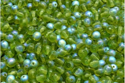 Round Druck Beads 4mm (111-19001-04x04-50230-28701)