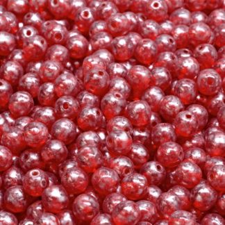 Round Druck Beads 4mm (111-19001-04x04-90080-86700)