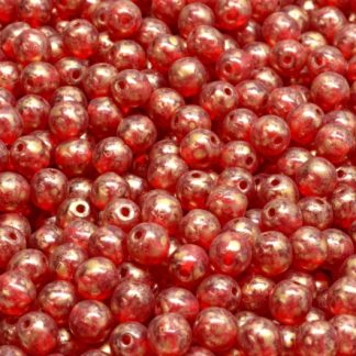 Round Druck Beads 4mm (111-19001-04x04-90080-86720)
