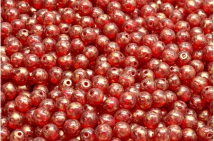 Round Druck Beads 4mm (111-19001-04x04-90080-86720)