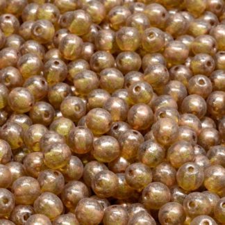 Round Druck Beads 4mm (111-19001-04x04-50230-86750)