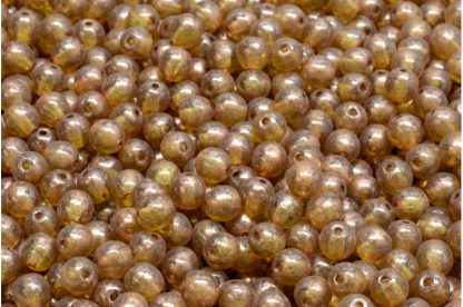 Round Druck Beads 4mm (111-19001-04x04-50230-86750)