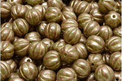 Melon Beads 8x8mm (111-19201-08x08-R2532-86750-54302)
